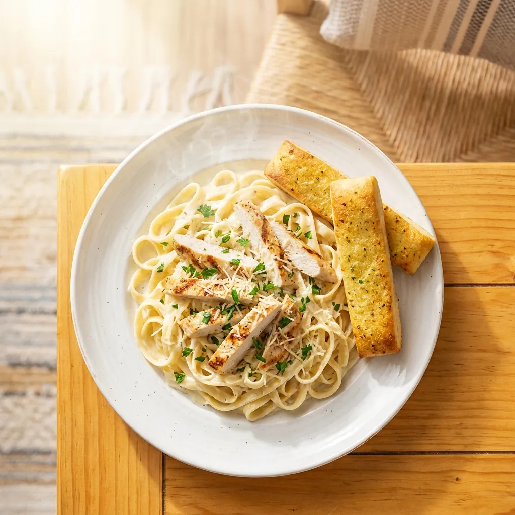 Chicken Alfredo Lunch at Chicago Pizza and Pasta