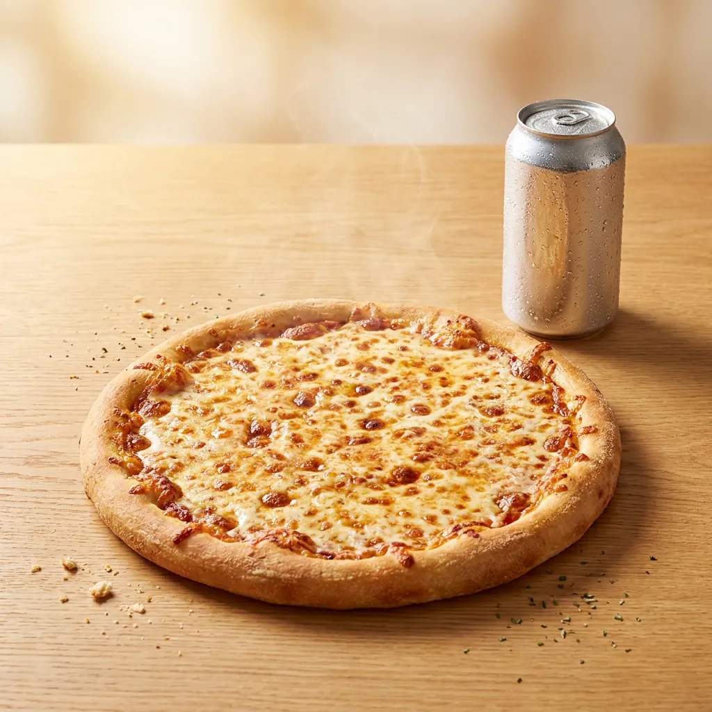 Medium Cheese Pizza Lunch at Chicago Pizza and Pasta