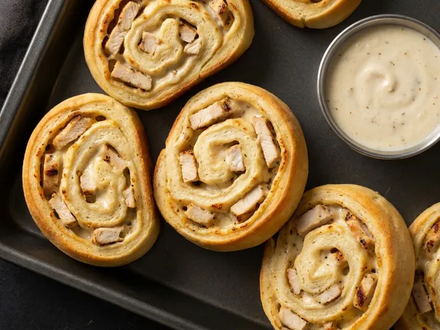 Chicken Alfredo Roll from Chicago Pizza and Pasta in Irving, Texas