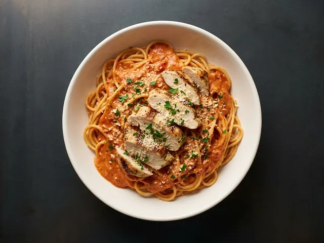 Chicken Chicago Spaghetti from Chicago Pizza and Pasta in Irving, Texas
