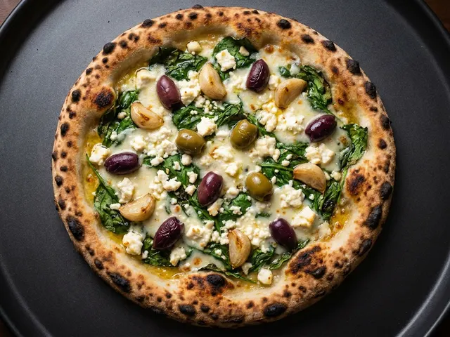 Greek Pizza from Chicago Pizza and Pasta in Irving, Texas