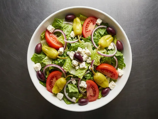 Greek Salad from Chicago Pizza and Pasta in Irving, Texas