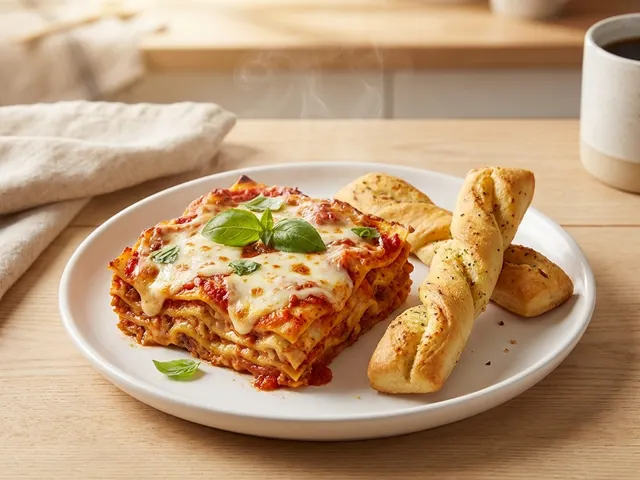 Lasagna Lunch from Chicago Pizza and Pasta in Irving, Texas