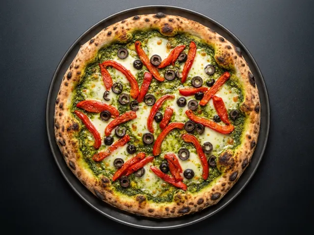 Pesto Pizza from Chicago Pizza and Pasta in Irving, Texas
