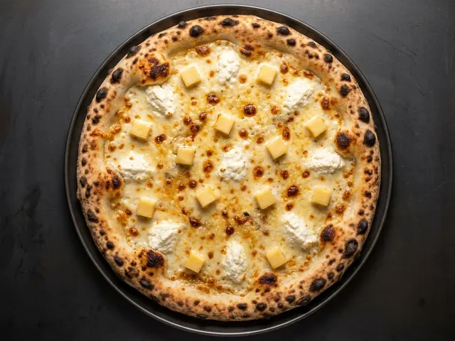 Quatro Formaggi Pizza from Chicago Pizza and Pasta in Irving, Texas